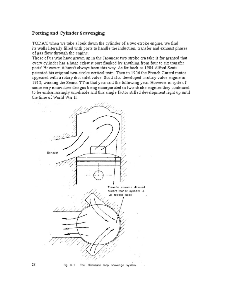 Porting and Cylinder Scavenging | PDF | Mechanical Engineering ...