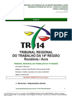 Aula9 Dir Proc Civil TE TJAA TRT14 98766