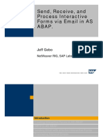 Sending and Receiving Email With Attached Interactive Forms in ABAP - Webinar Powerpoint PDF