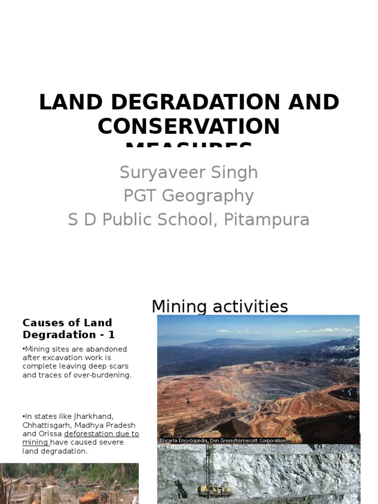 Land Degradation and Conservation Measures | PDF | Soil | Environmental ...
