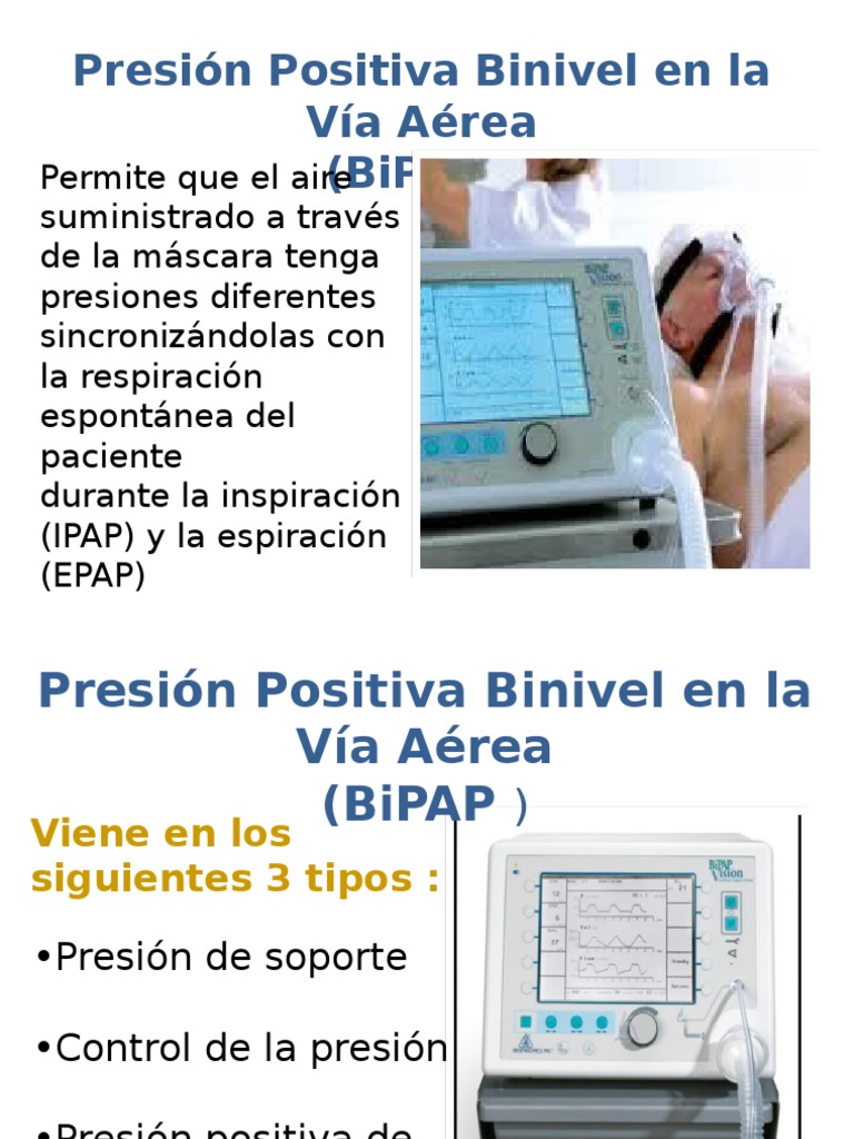 BiPAP: Ventilación Mecánica y Parámetros | PDF