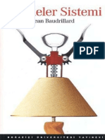 Jean Baudrillard-Nesneler Sistemi PDF
