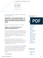 Arte Levantino y Macroesquemático 