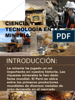 Ciencia y Tecnología en La Minería