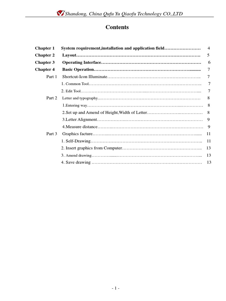 Yu Qiaofu Huitong Print Soft Operating Instruction v2.1 | PDF | Cursor ...