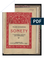 Sonety (Shakespeare, 1922)-Całość
