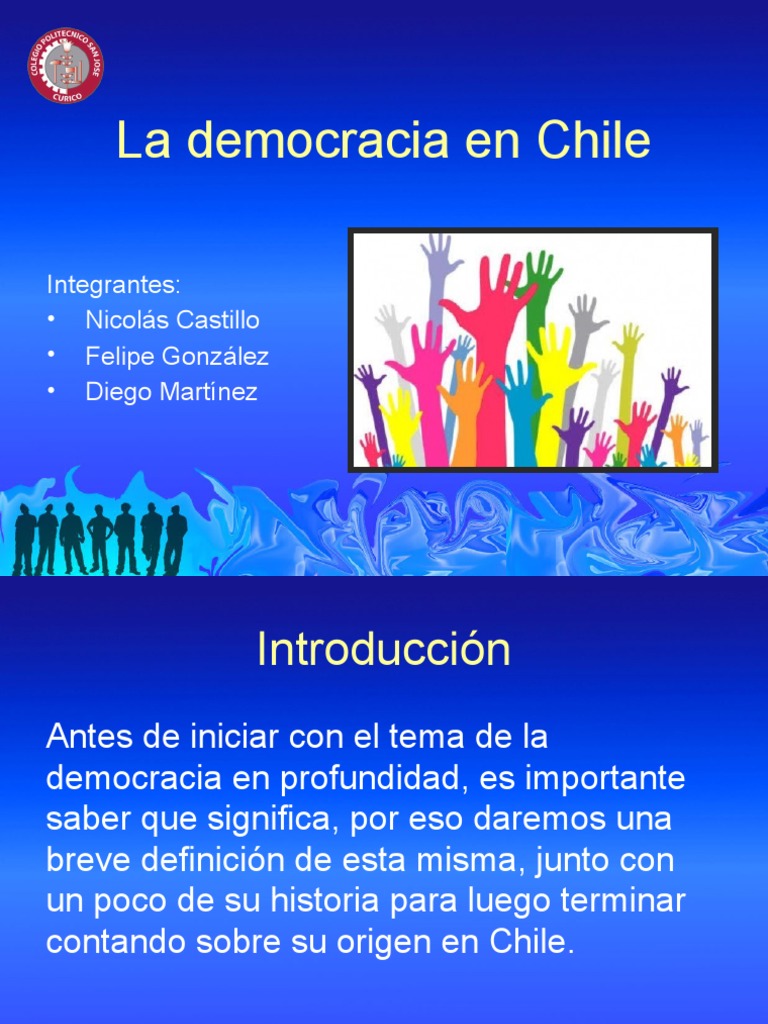 La Democracia en Chile | PDF | Votación | Democracia