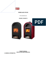 Fireplace Stove: Orijent, Orijent K