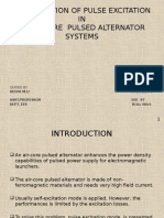 Pulse Excitation in Air-Core Pulsed Alternator Systems