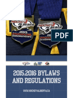 1 - 2015-2016 Hockey Alberta Bylaws and Regulations