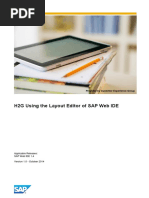 H2G Using The Layout Editor of SAP Web IDE