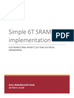 6T SRAM Simulation