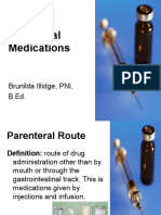 Parenteral Medications: Brunilda Illidge, PNI, B.Ed