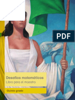 Primaria Quinto Grado Desafios Matematicos Libro para El Maestro Libro de Texto PDF