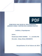 Principios del proceso contencioso administrativo