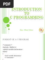 Intro To C