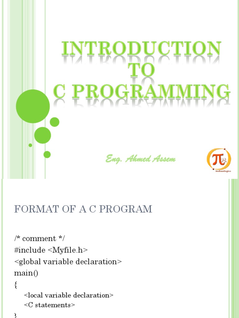 Intro To C | PDF | Pointer (Computer Programming) | C (Programming ...