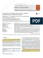 A Study of The Relationship Between Internet Addiction, Psychopathology and Dysfunctional Beliefs PDF