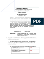 Land Registration Authority Schedule of Fees