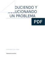 Traduciendo y Solucionando Un Problema