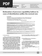 Unilateral Tolerance Capability Indices | PDF | Normal Distribution ...