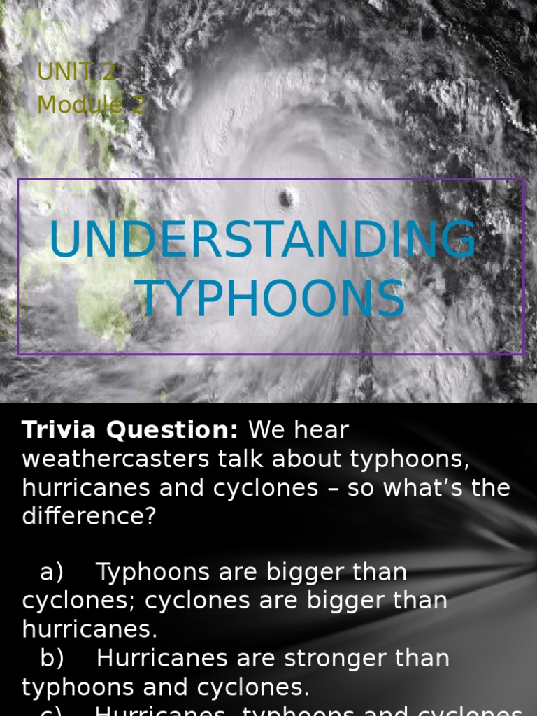 Typhoons: Understanding and Impact | PDF | Eye (Cyclone) | Tropical ...