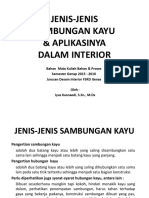 Jenis-Jenis & Aplikasi Sambungan Kayu