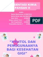 Presentasi Kimia Pangan 2 Xylitol