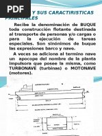 El Buque y Sus Caractiristicas Principales