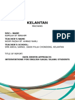 School Support Plan - Kelantan 2016