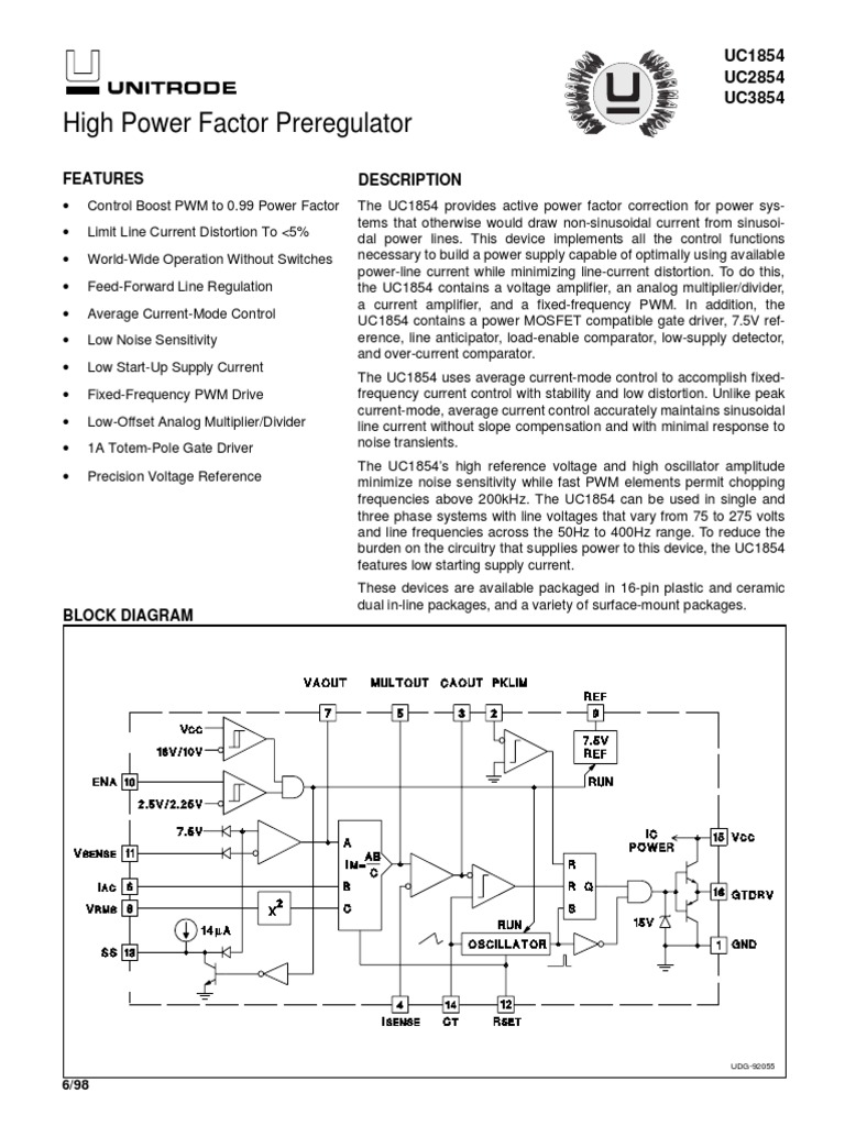 uc3854 | Amplifier | Resistor