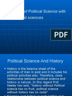 Relations of Political Science With Other Social Sciences