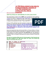 New Changes in TDS Rules Relating to Due Date for Furnishing TDS Return for A.Y. 2011-12