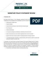 MBCA Monetary Policy Statement Customer Synopsis - September 2016 PDF