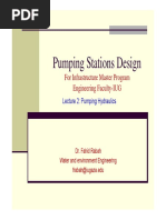 Pumping Stations Design Lecture 2 PDF