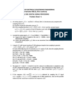 DSP Problem Sheet 1