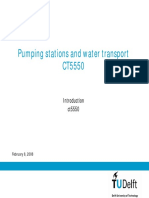 Pumping Stations and Water Transport