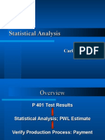 Statistical Analysis Outliers