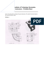 CAD Lab Problem Sheet II