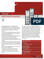 Fpaxf High Power FM Amplifiers