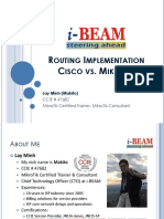 Routing Implementation Cisco Vs Mikrotik PDF