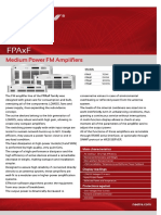 Fpaxf Medium Power FM Amplifiers