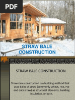 Straw Bale Construction