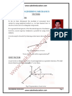 Engineering Mechanics Vectors