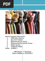 Download TUGAS PRAKARYA KERAJINAN TEKSTILdocx by AlfiraNurhanisa SN324626358 doc pdf