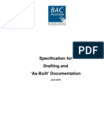 Specifications For Drafting and 'As Built' Documentation-June 2010