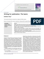 Writing Publications Thebasics