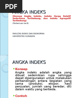 Angka Indeks