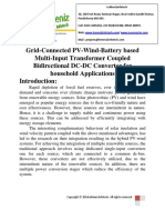 Grid-Connected PV-Wind-Battery Based Multi-Input Transformer Coupled Bidirectional DC-DC Converter for Household Applications