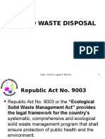 9. Solid Waste Disposal